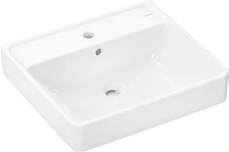 HG Xanuia Q håndvask 55x48cm m/hh m/overløb hvid