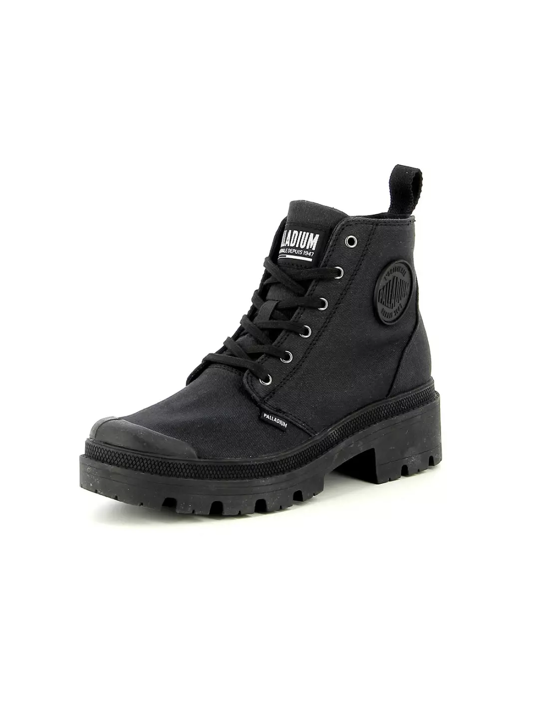 PALLADIUM PALLABASE TWIL - Baskets Noir