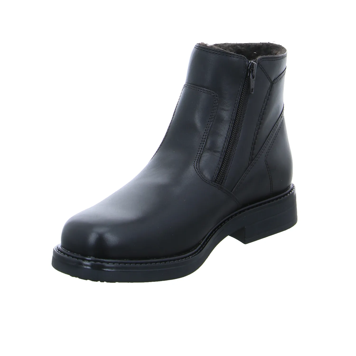PALADO Herbst- Winterstiefel Schwarz Leder