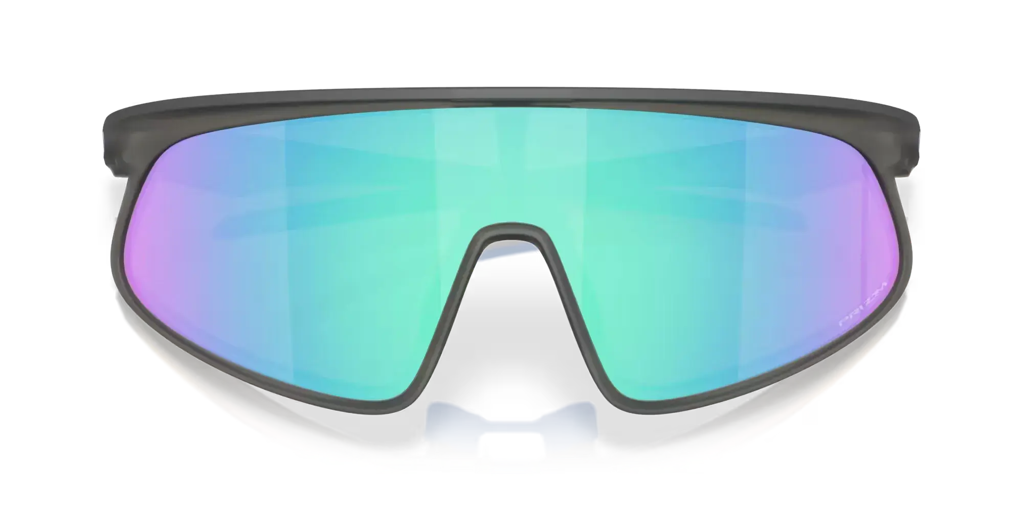 Oakley RSLV Sport Zonnebril Smoke Prizm Sapphire Lens Mat Grijs