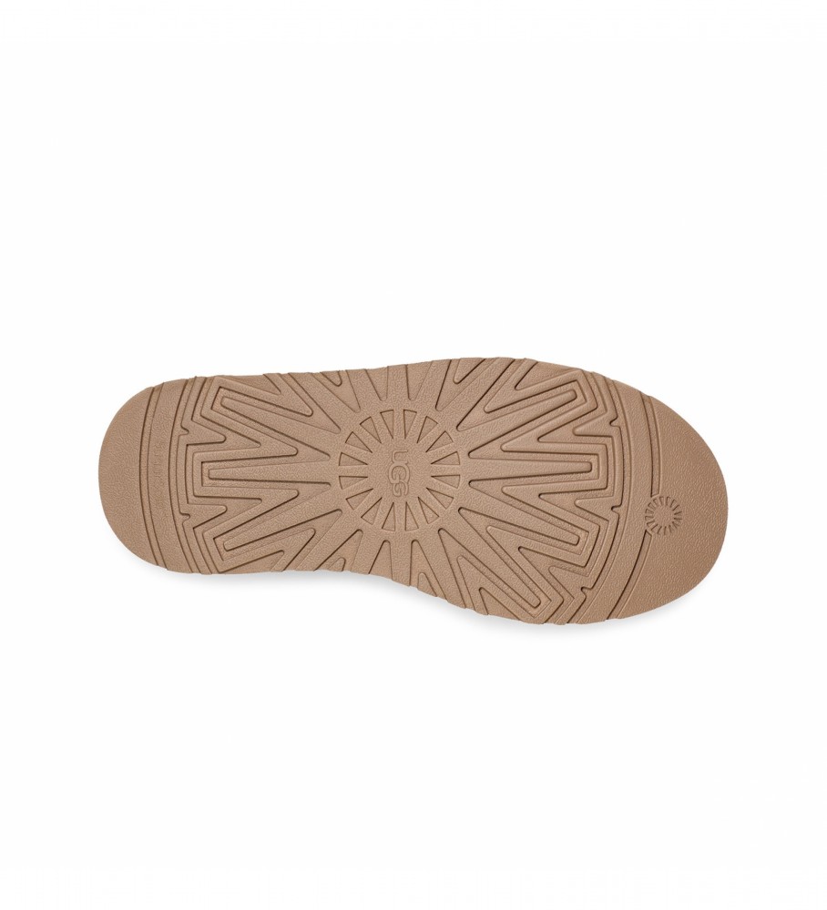 Botas UGG W Classic Dipper em couro marrom