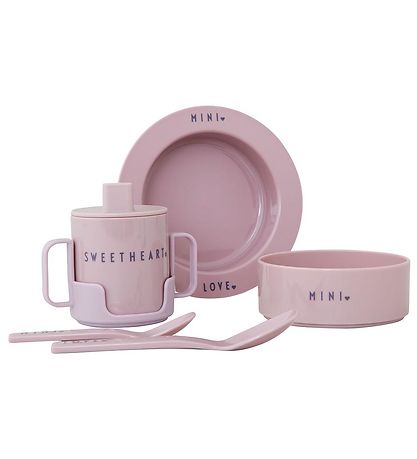 Design Letters Geschirr-Set - Tritan - 5 Teile - Mini Favorit -