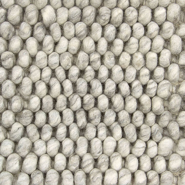 Wollen vloerkleed op maat - New Loop Lichtgrijs 814