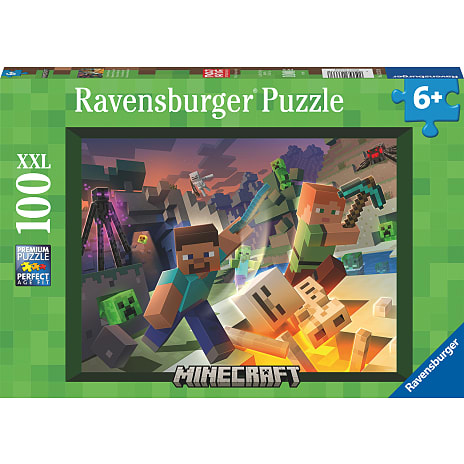 Minecraft Monster puslespil - 100 brikker