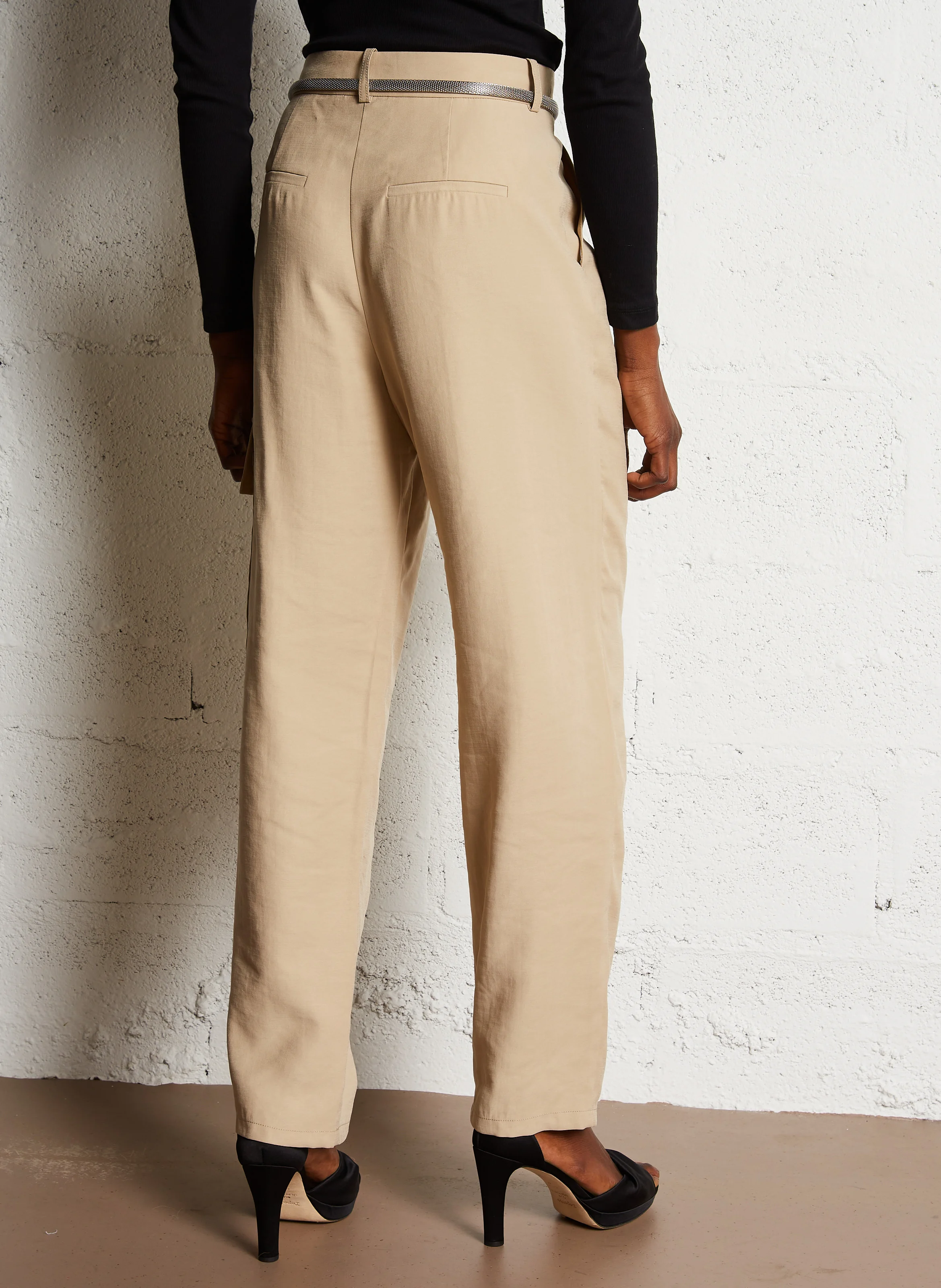 LOIK - Pantalon cargo | Beige