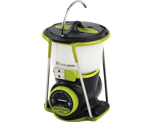Goal Zero Lighthouse Mini Core Campinglantaarn 210 lm met ingebouwd zonnepaneel