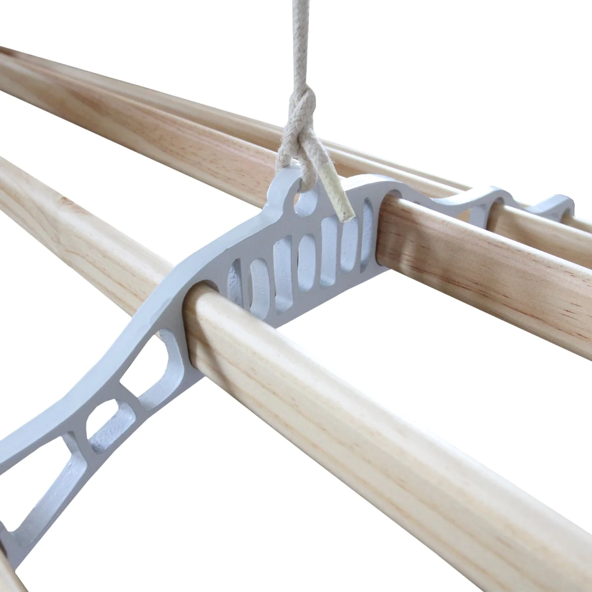 Etendoir à Linge Suspendu - Blanc- 2.4m Kukoo