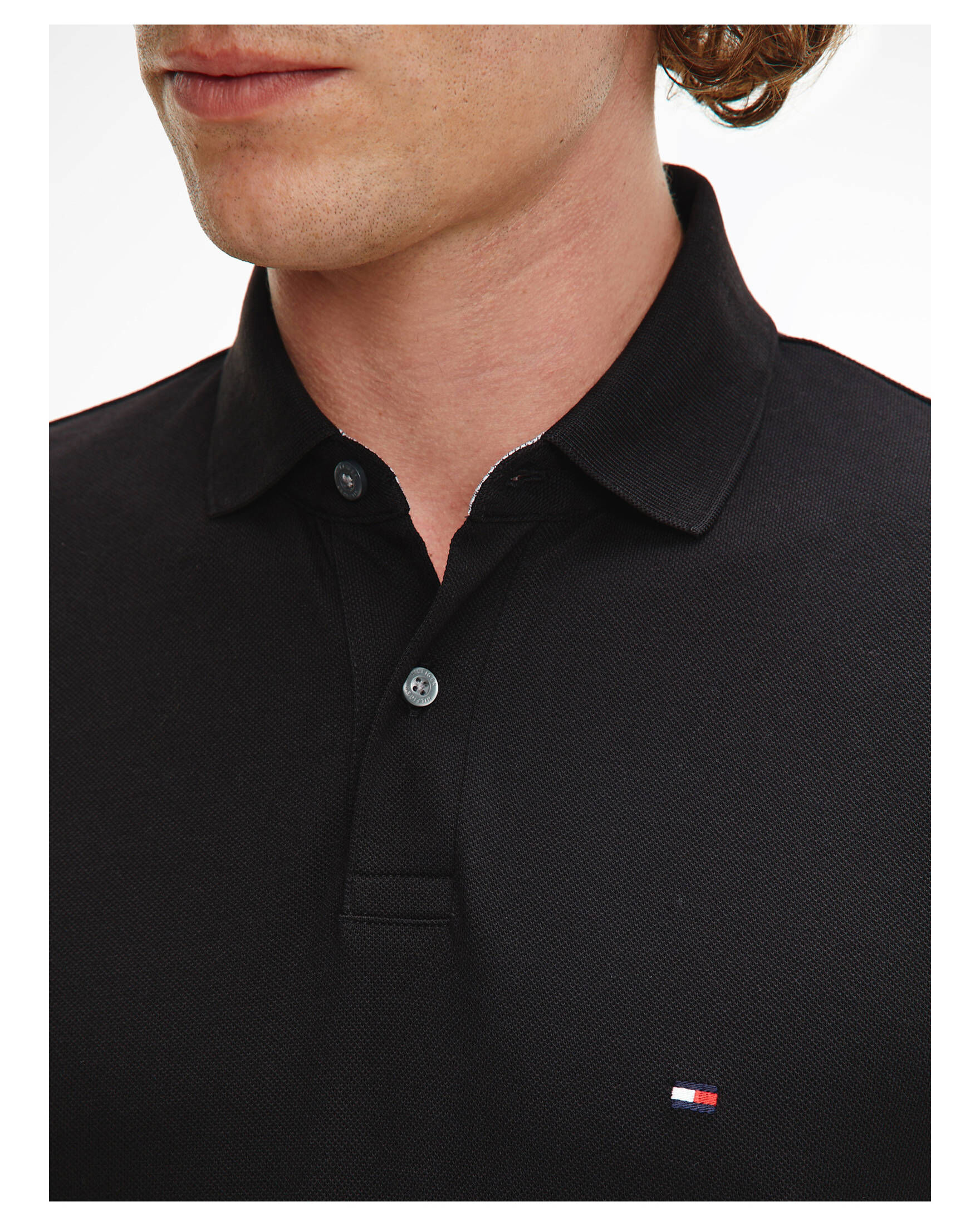 Tommy Hilfiger| Herren Poloshirt 1985 TH FLEX Regular Fit Langarm