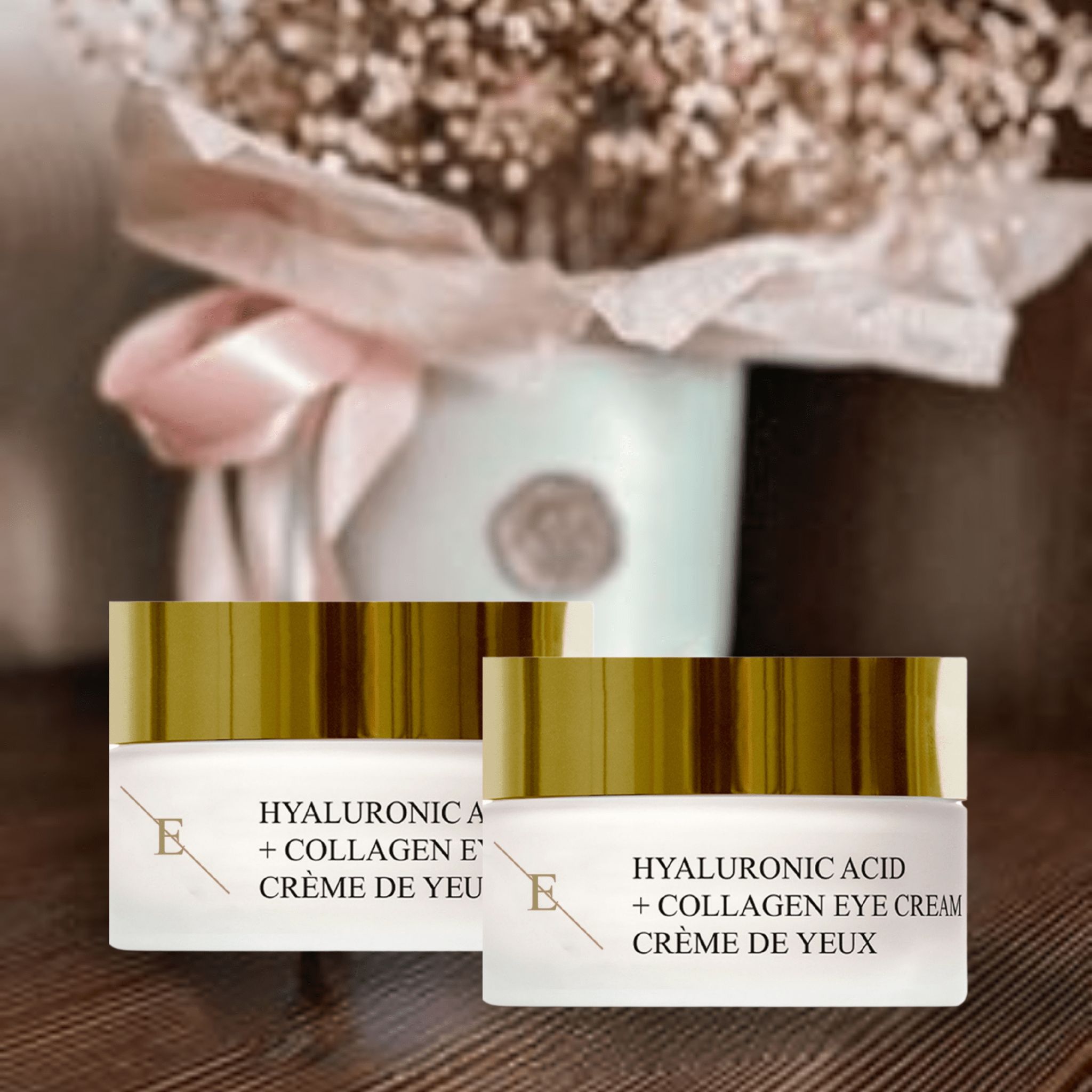 Erth skin london Hyaluronsäure + Kollagen Pro Age Augencreme set