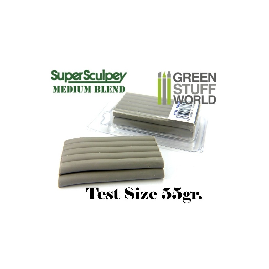 Super Sculpey Medium Blend 55 gr. - Taille d'essai