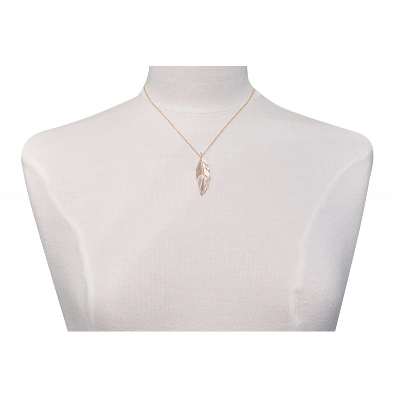 Pendentif Plaqué Or Petite Plume