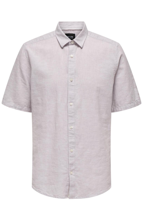 Only & Sons paarse heren overhemd