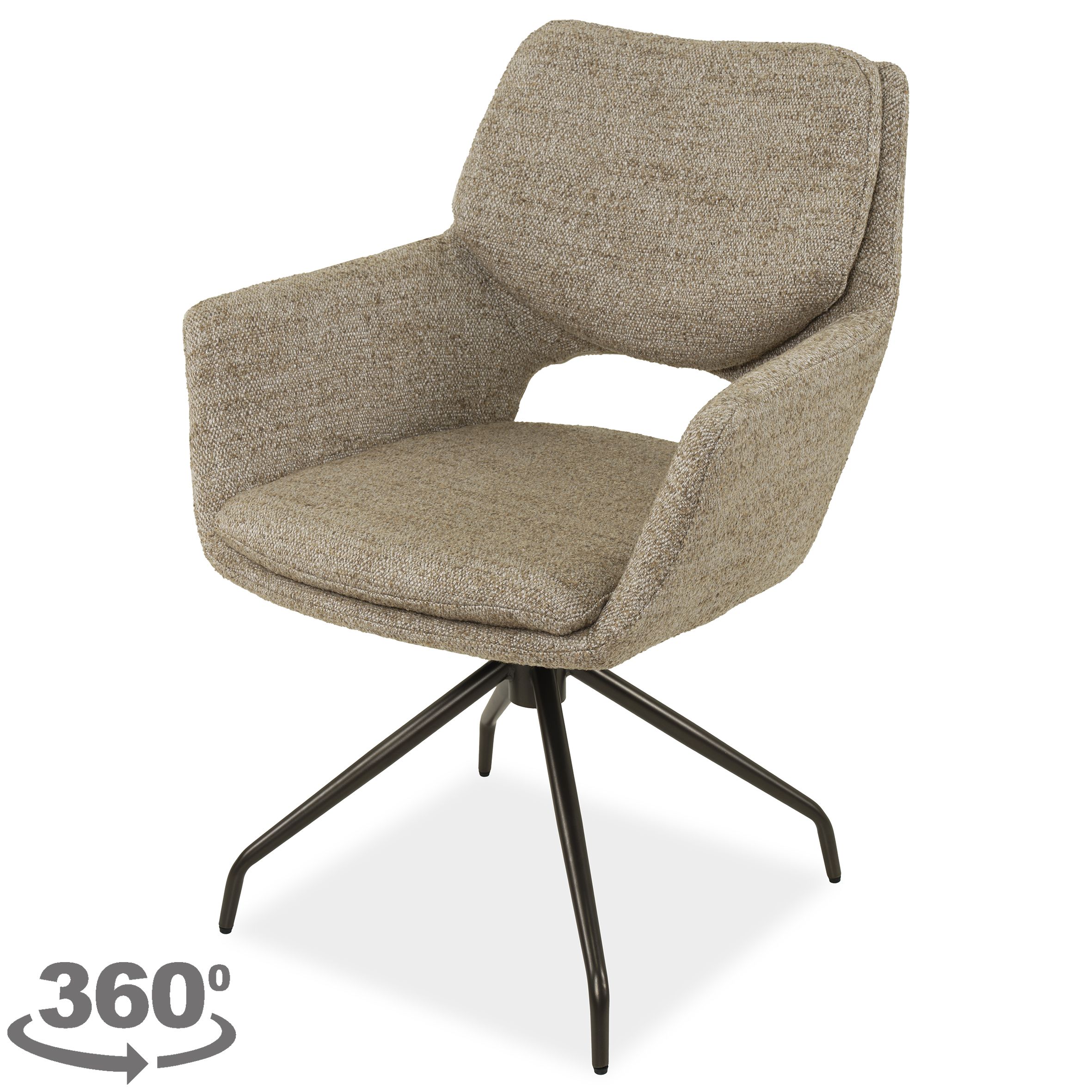 Eetkamerstoel Viano B62 x D63 x H86.5 cm