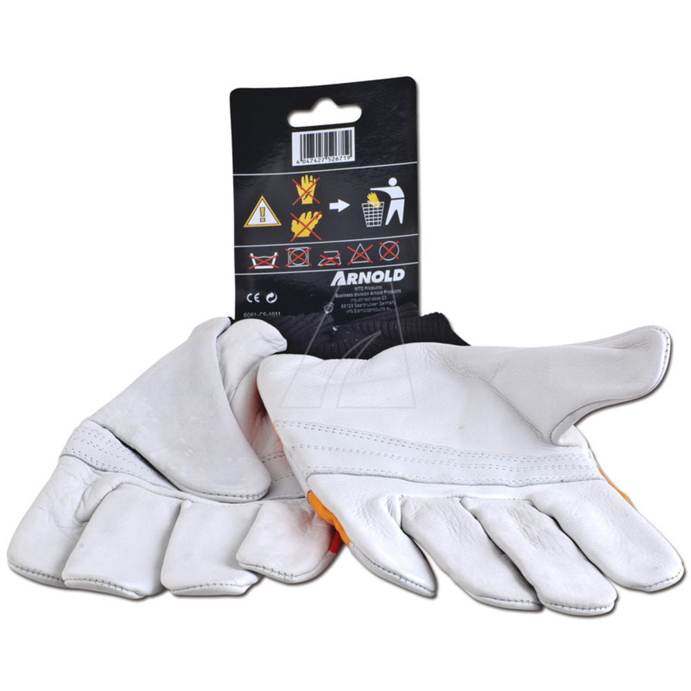 Gants de protection anti-coupures en cuir cs-1 pour tronçonneuse - taille 11