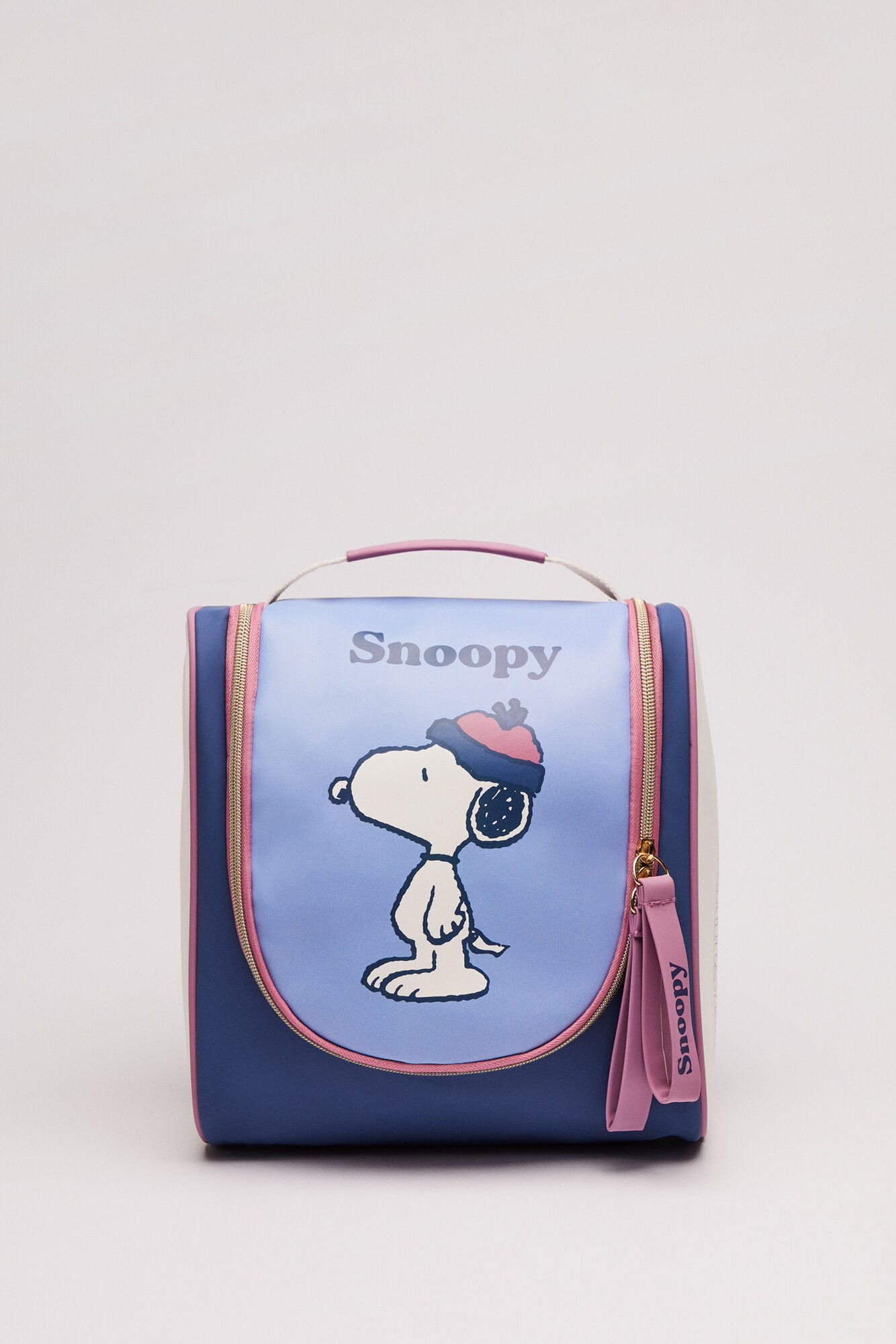 Nécessaire grande de inverno do Snoopy com cabide