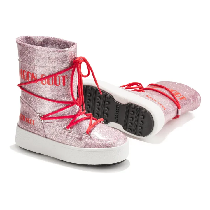 Moon Boot Moon Boot Jtrack Tube Glitter | Rose