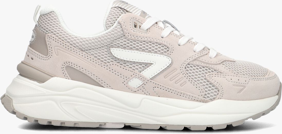 HUB beige hub lage sneakers grid-w