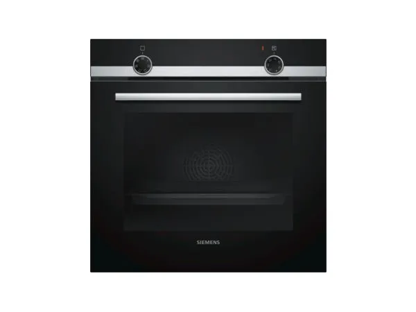 Siemens iQ100 HB510ABR0S - Ovn - til indbygning - niche - bredde: 56 cm - dybde: 55 cm - højde: 58.5 cm - Klasse A - rustfrit stål