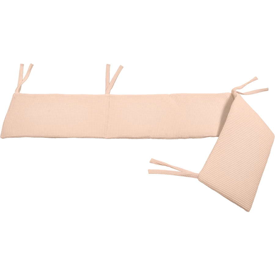 Dr. Sonne Nestchen Waffelpiquet Uni terra 30 x 210 cm
