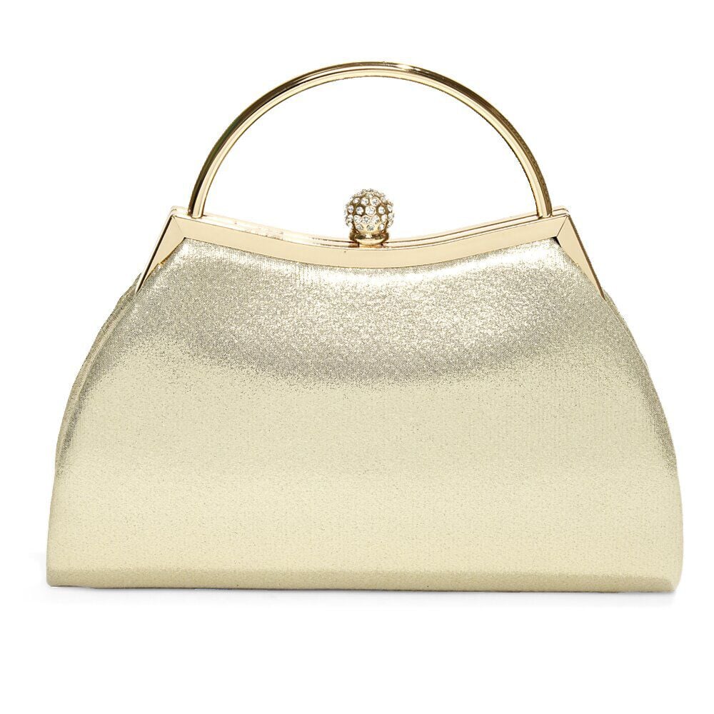 Sac à main pailleté beige 23,8x5,4xH19cm