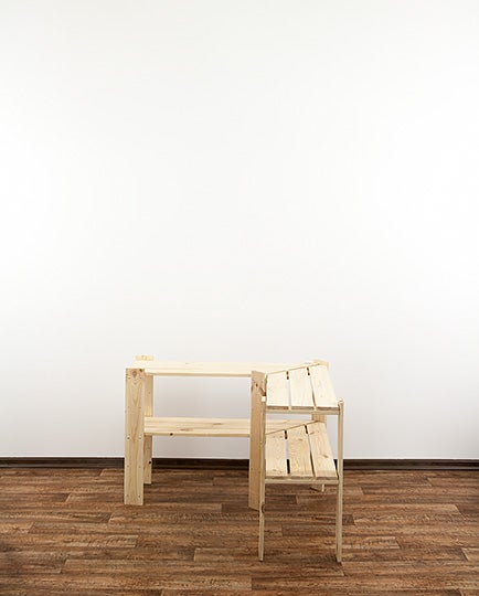 PROREGAL Hoekplank Woodland HxBxD 64 x 85 x 30 cm Plankbelasting 120 kg 2 planken Grenenhout Naturel