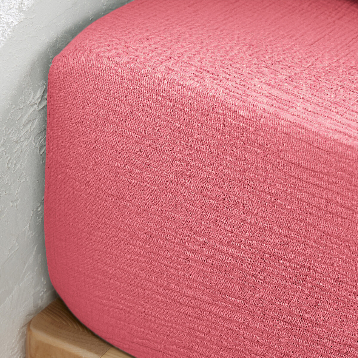 LA REDOUTE INTERIEURS<br>Lençol de baixo liso em tetra, dobrável 30cm, Kumla