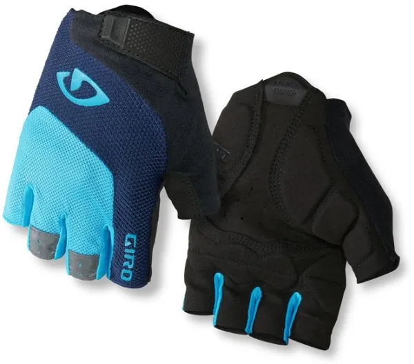 Giro Bravo Gel blue-sort cykelhandsker r. XXL (GR-7085638)