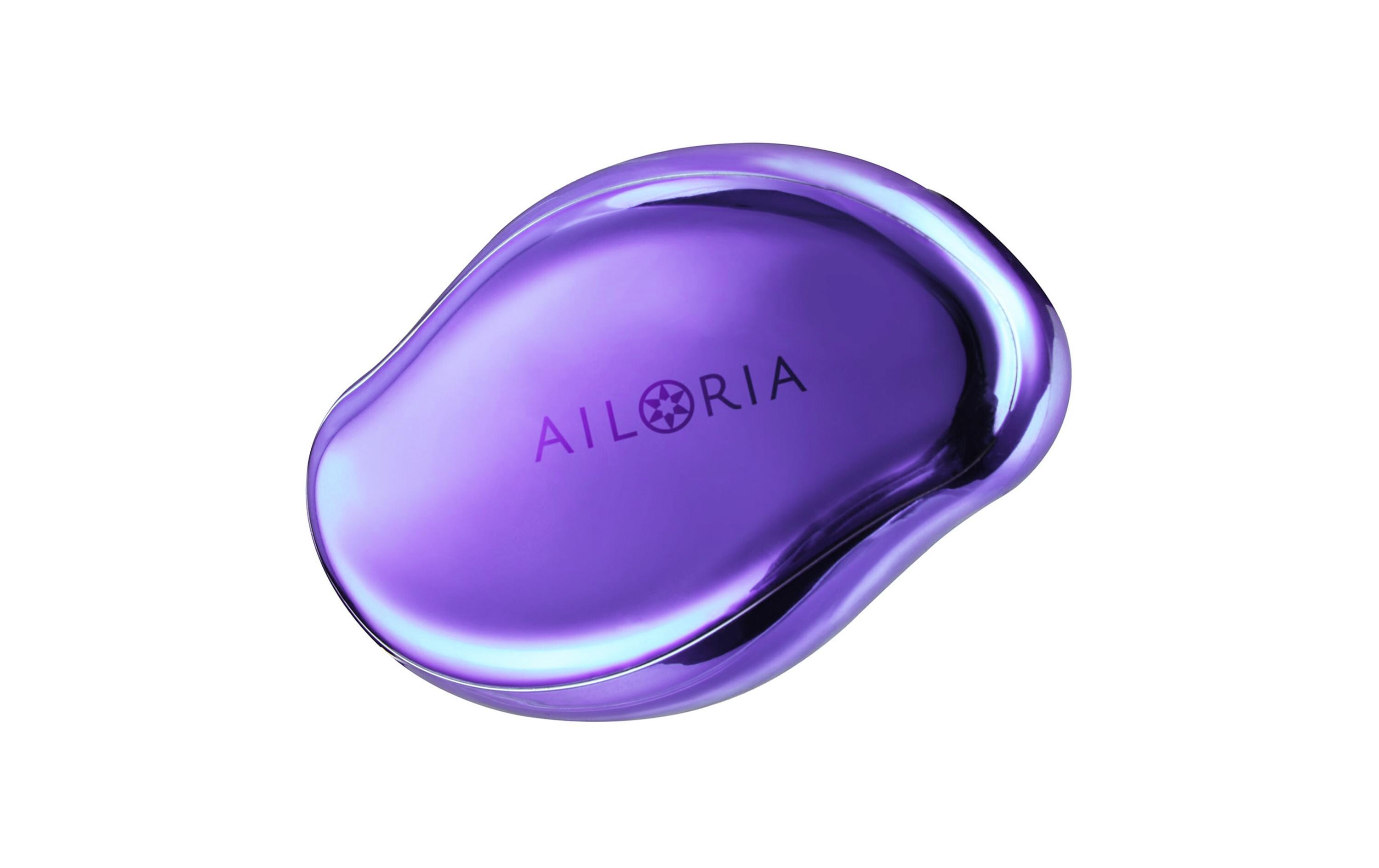Hornhautentferner Doucette Set ViolettHornhautentferner mit Glasnagelfeile und Nagelschere