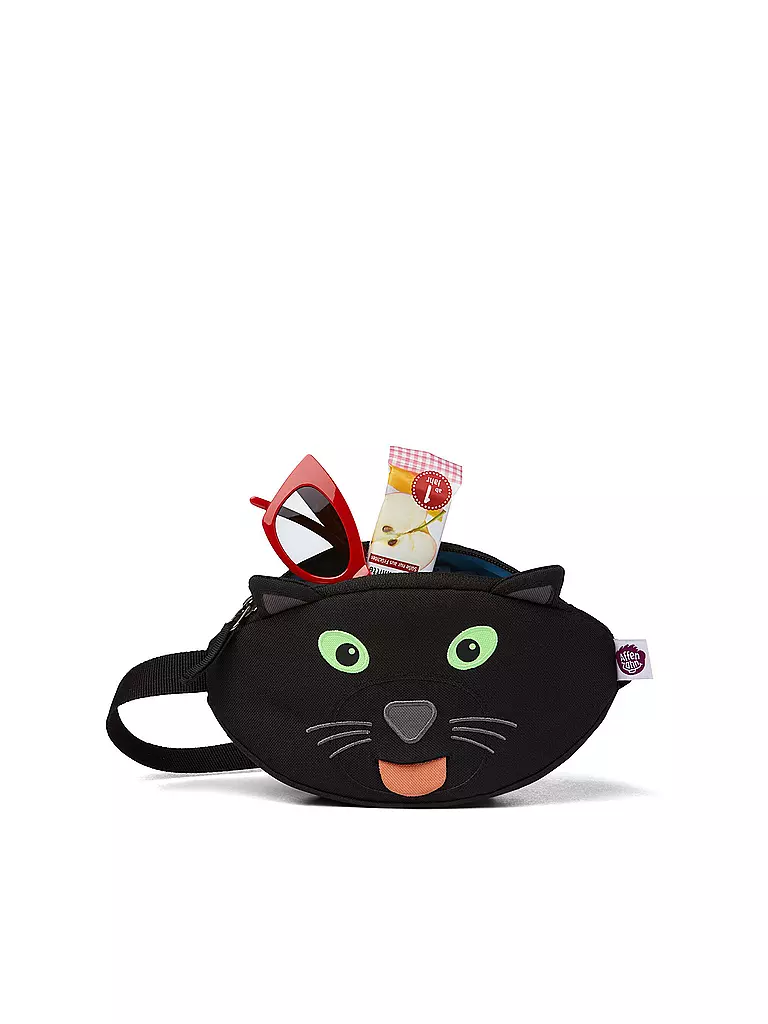AFFENZAHN Gürteltasche Schwarzer Panther schwarz