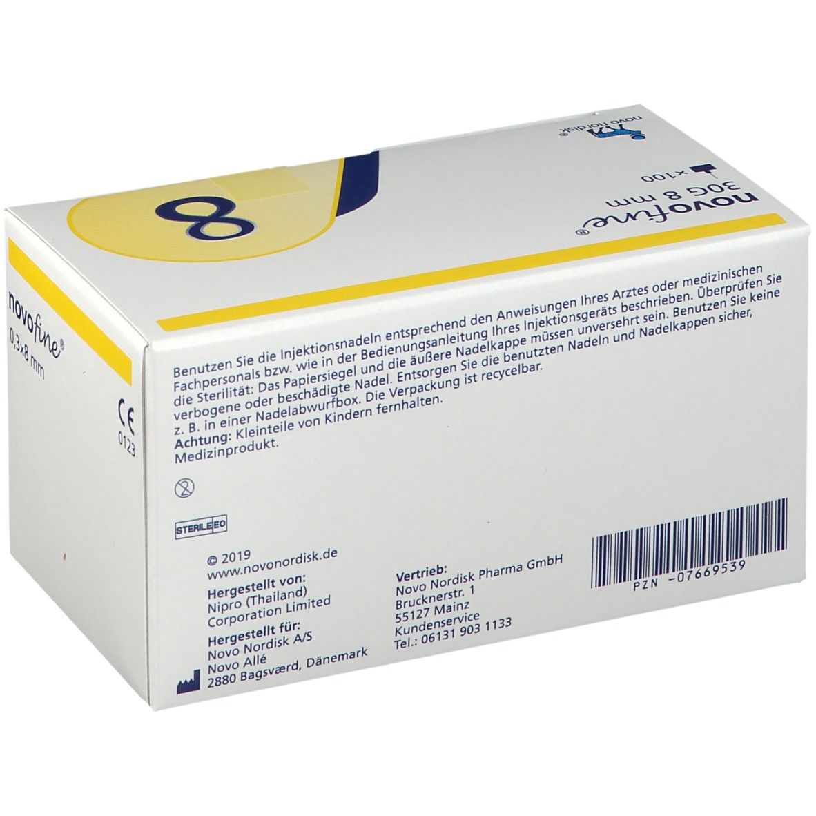 NovoFine® 8mm 30g TW Injektionsnadeln