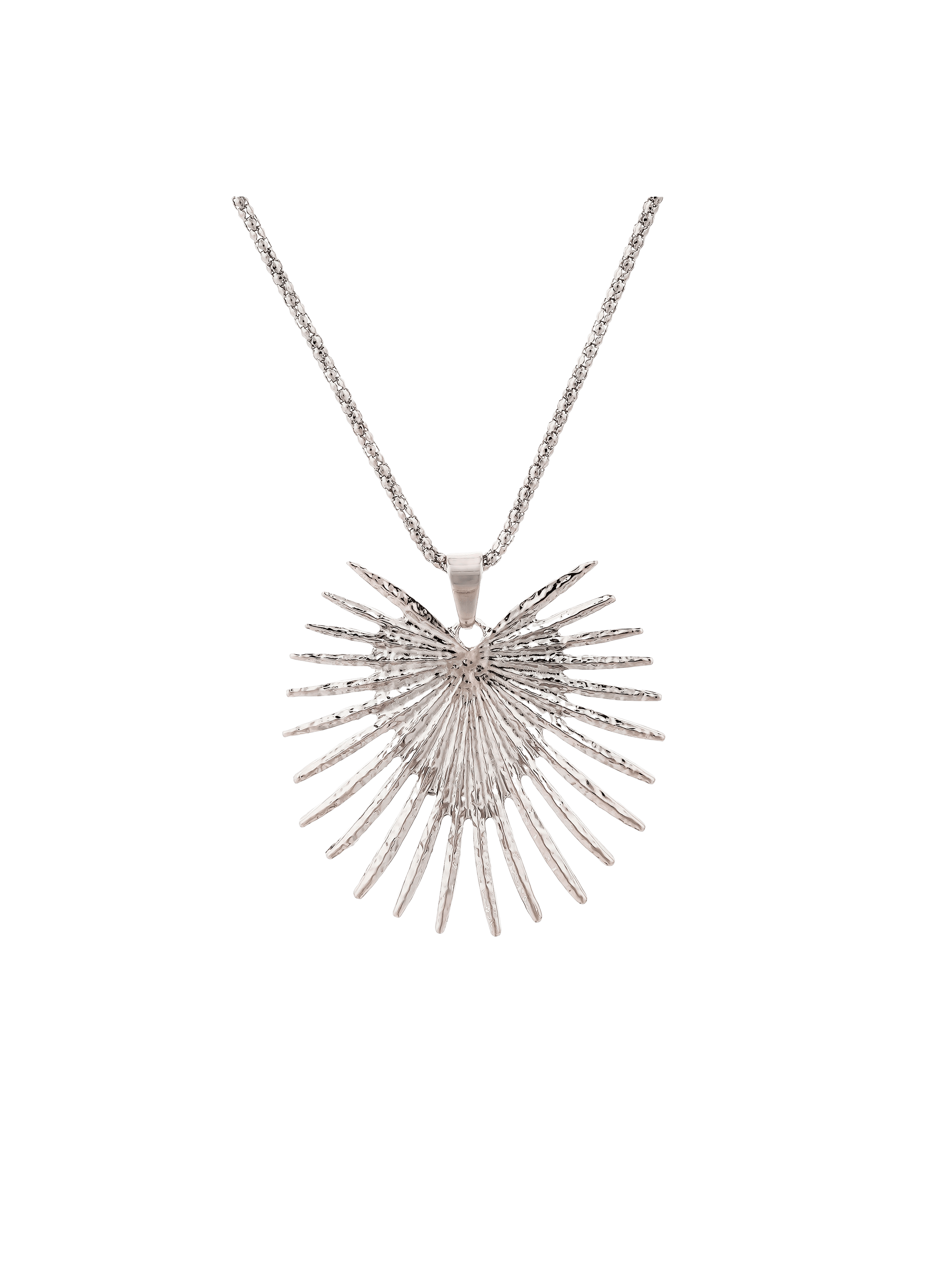 NEFERTI - Collier sautoir en laiton | Argent