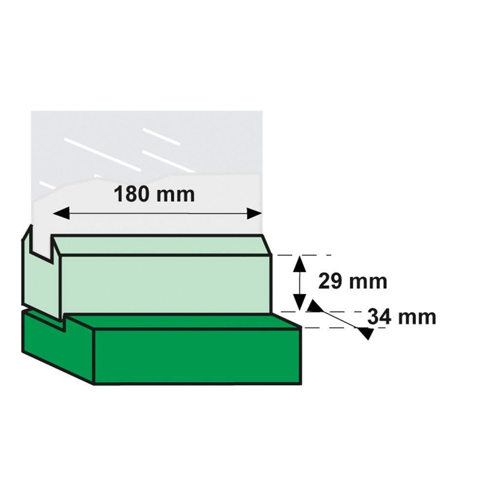 AXA Combi-raamuitzetter RVS AXAflex - 2640-20-81/E