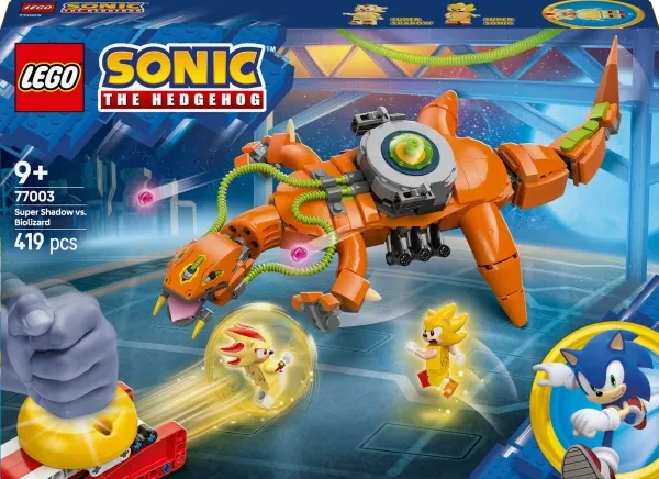 LEGO Sonic 77003 Super Shadow mod Biolizard