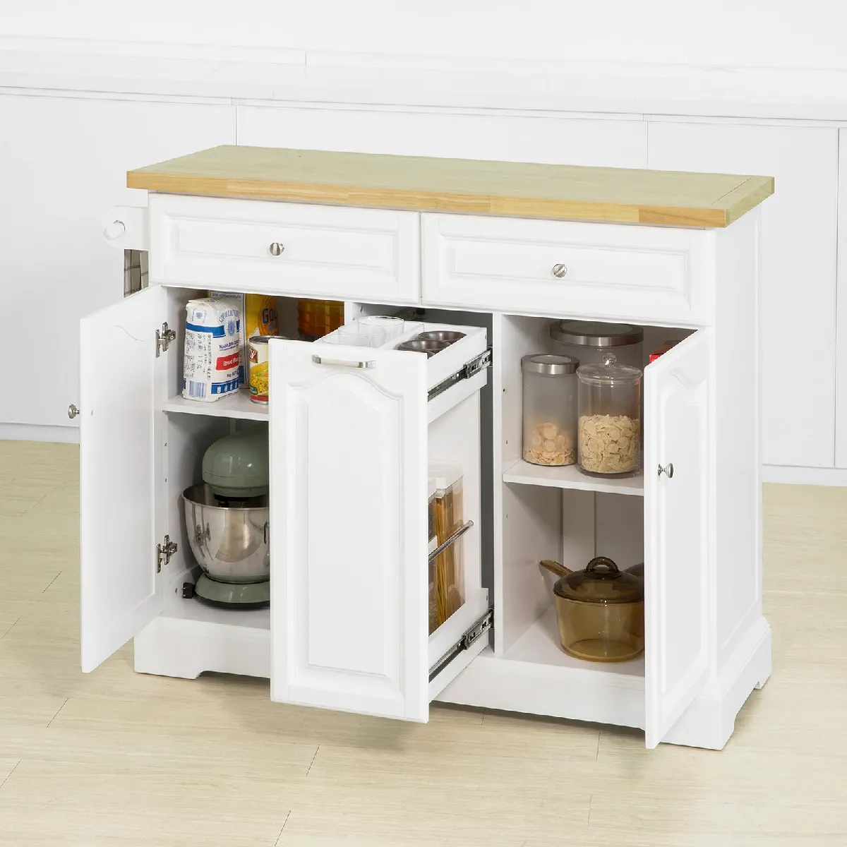 SoBuy FKW100-WN Desserte roulante
