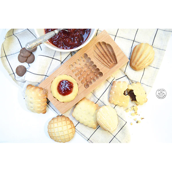 Moule bois biscuits fourrés Petits Biscuits Scrapcooking