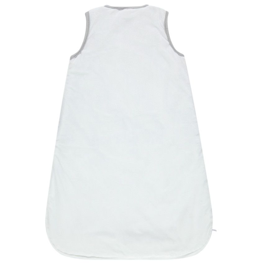Turbulette sans manches en velours print étoile - Blanc