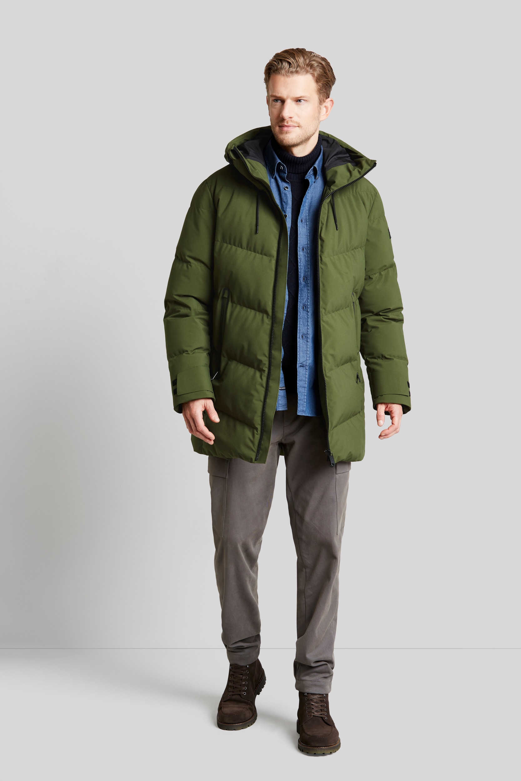 bugatti Parka mit Kapuze mit Rainseries-Funktion