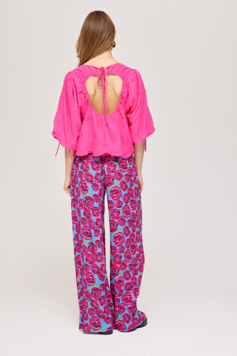 Harper & Yve roze dames broek