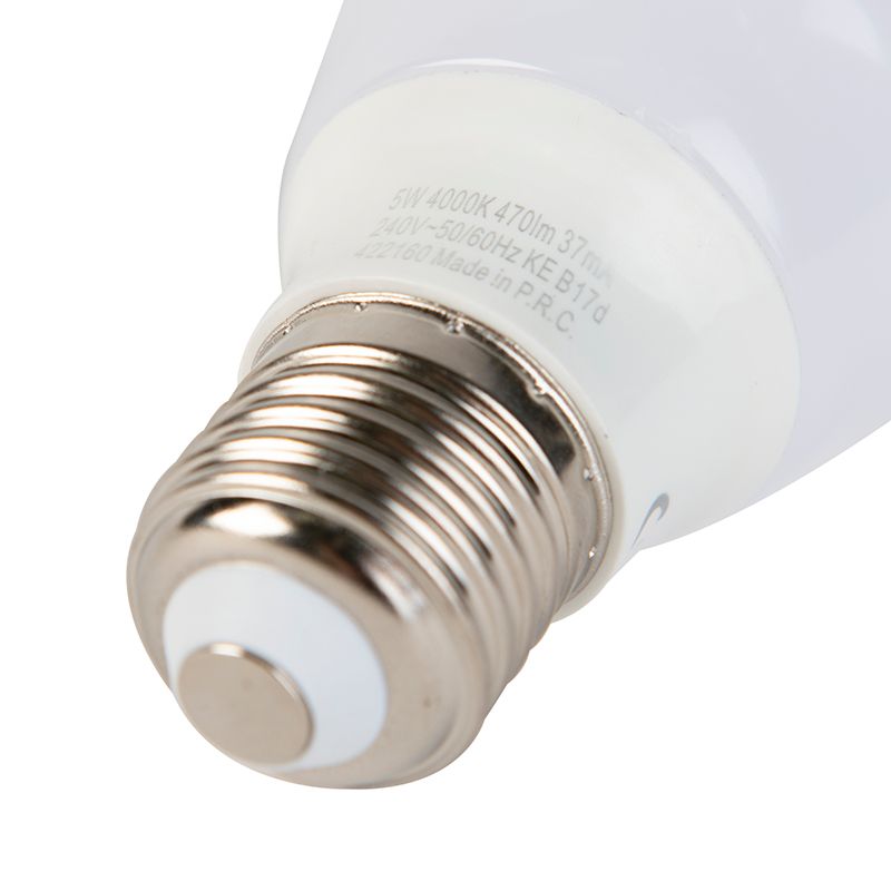 E27 LED lamp A60 mat 4,9W 470 lm 4000K