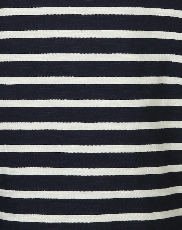 T-Shirt LAUNDERED STRIPE in navy
