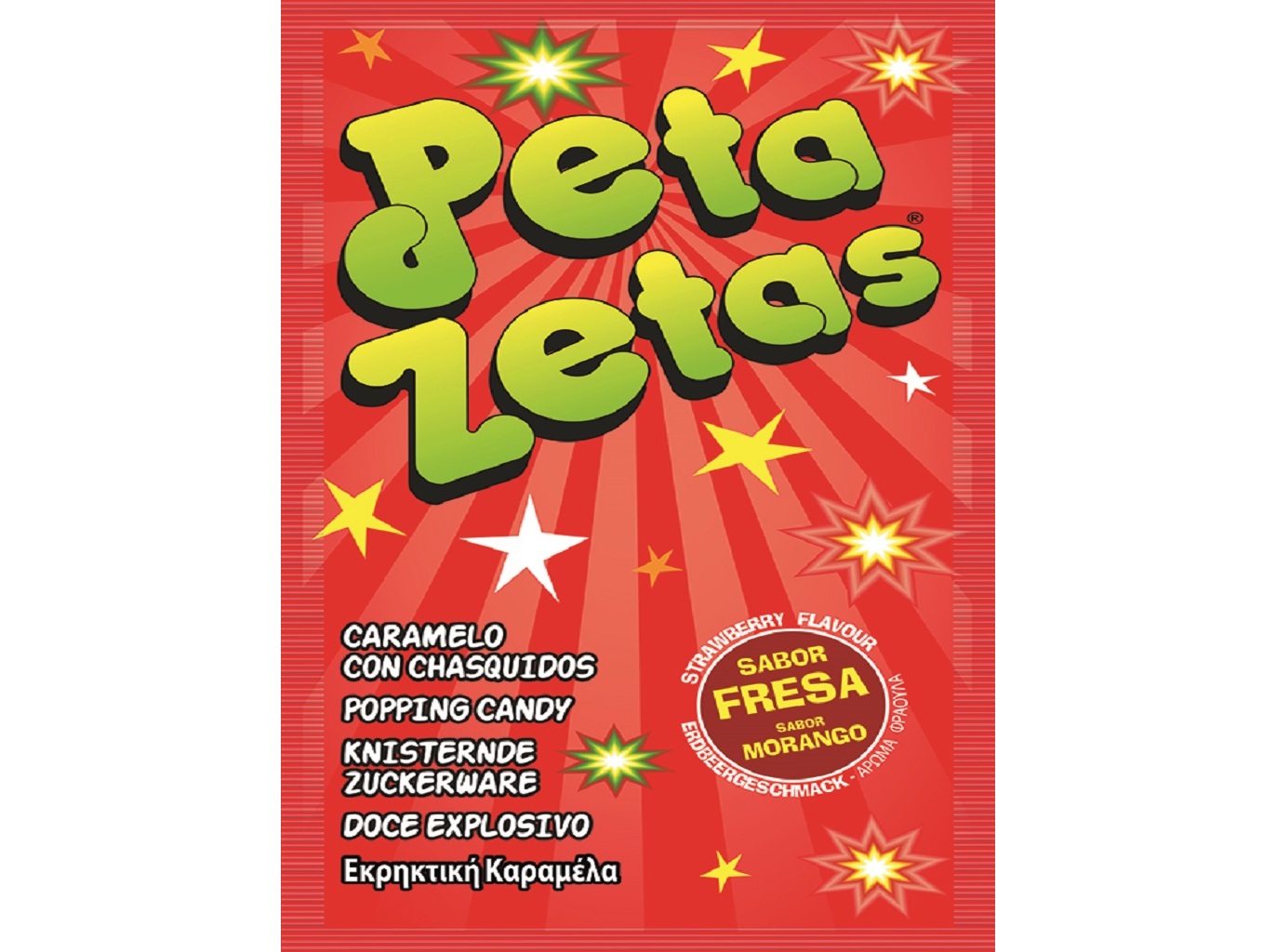 DROPS PETA ZETAS SORTIDO MORANGO 7G