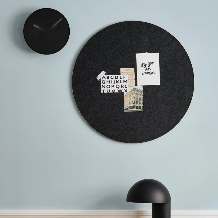 Gejst - Retell Pinnwand Ø 80 cm, schwarz / messing