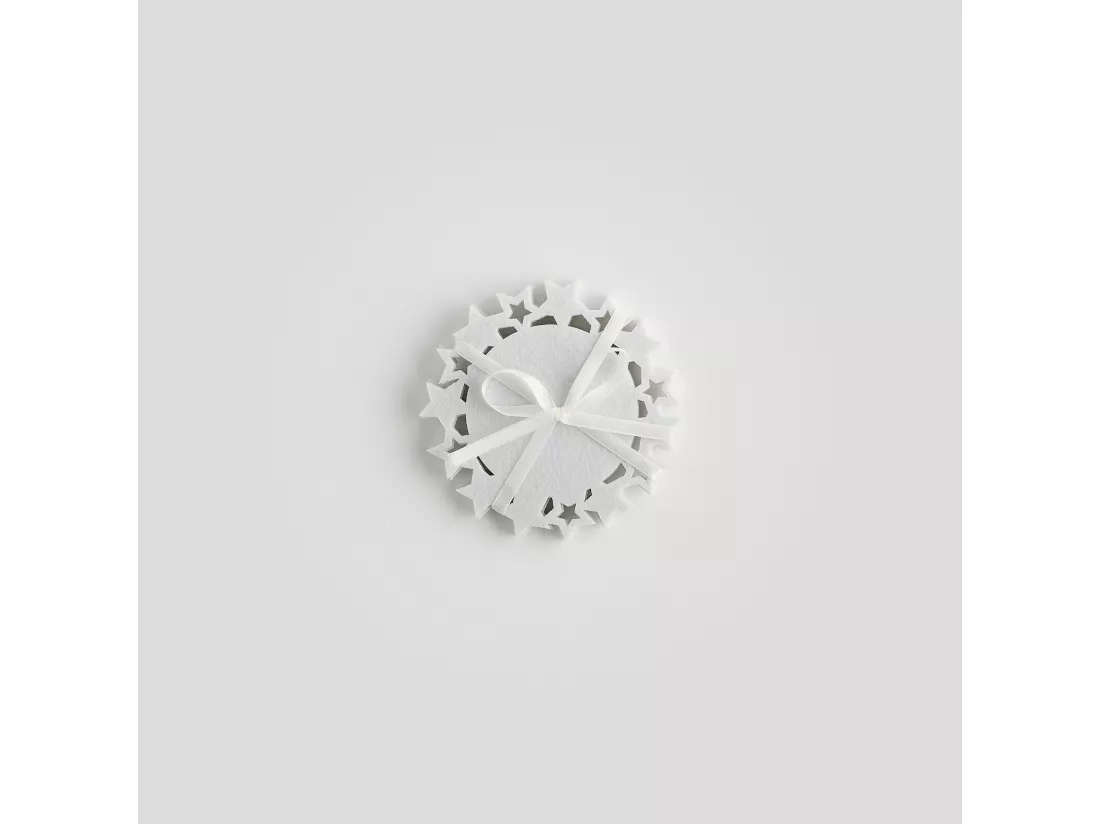 Ensemble De Sous-Verres Pour Tasse Stille Blanc Moyen 12.3