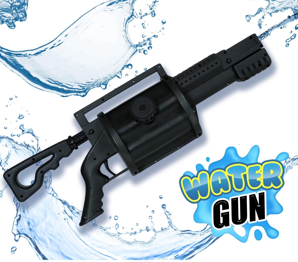 Zwart Waterpistool 60cm