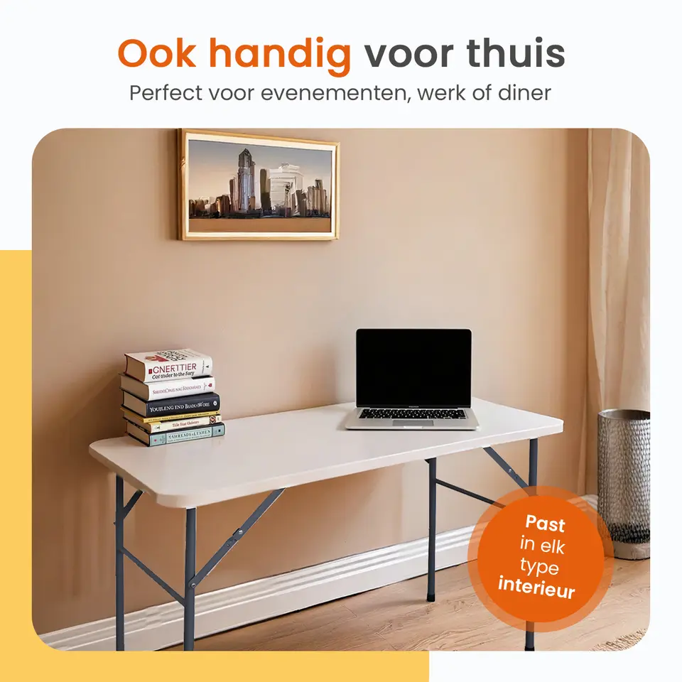 Goliving Inklapbare Tafel – Klaptafel – Campingtafel – Vouwtafel Buiten
