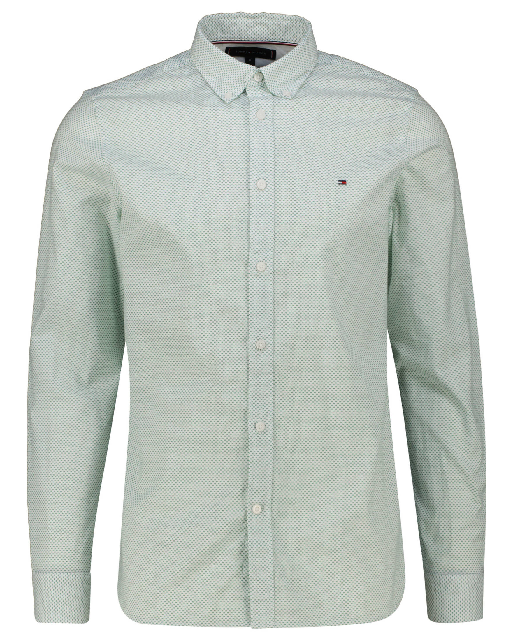 Tommy Hilfiger| Herren Hemd FLEX MINI PRINT Slim Fit