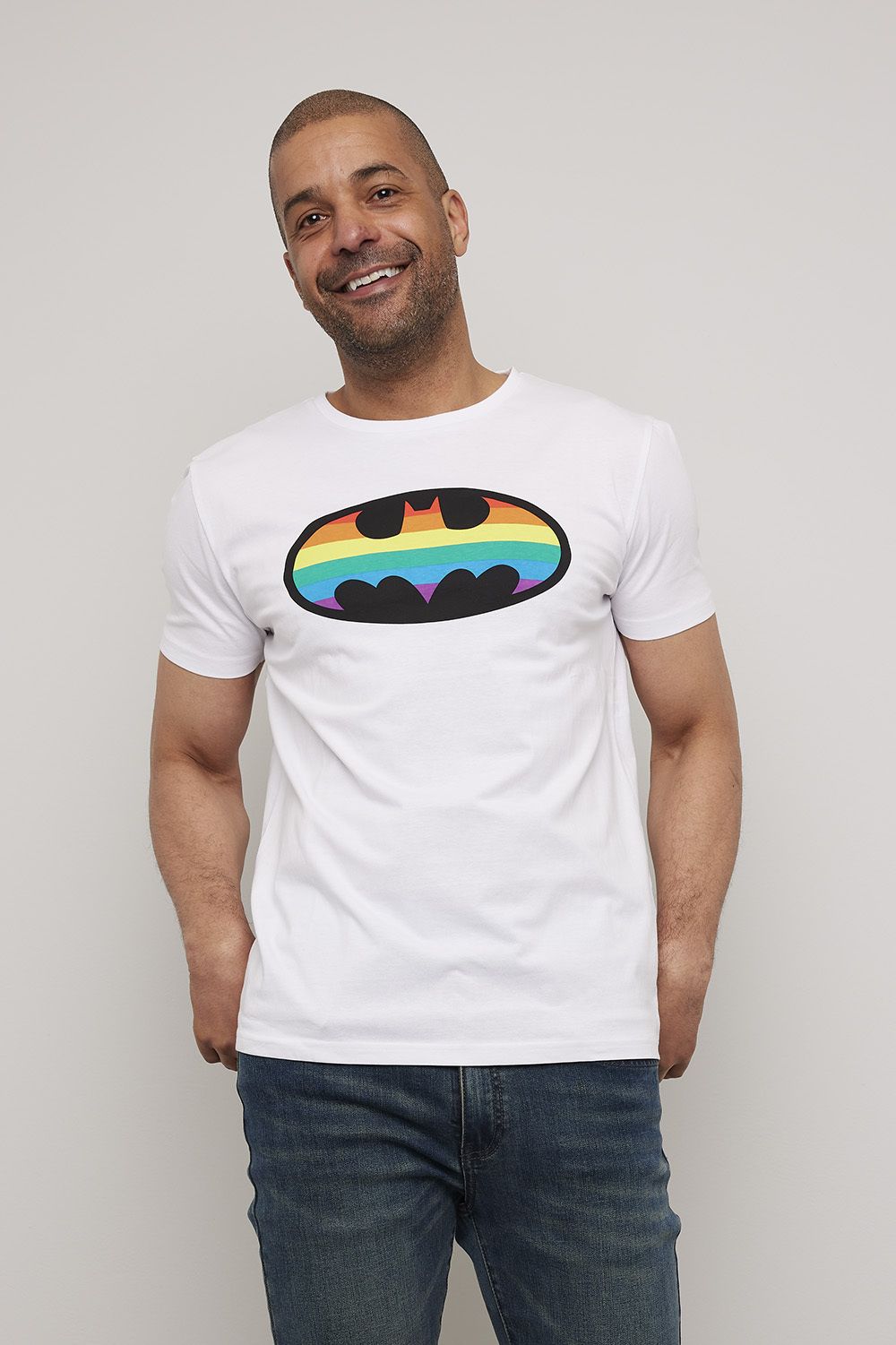 T-skjorte Batman rainbow