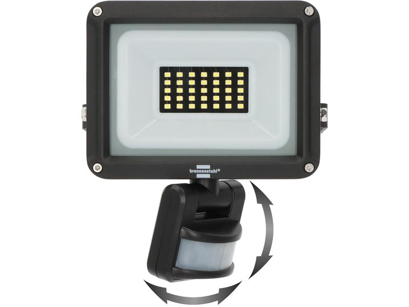 Brennenstuhl Scheinwerfer LED JARO 3060 P 20 W LED Strahler mit Bewegungsmelder