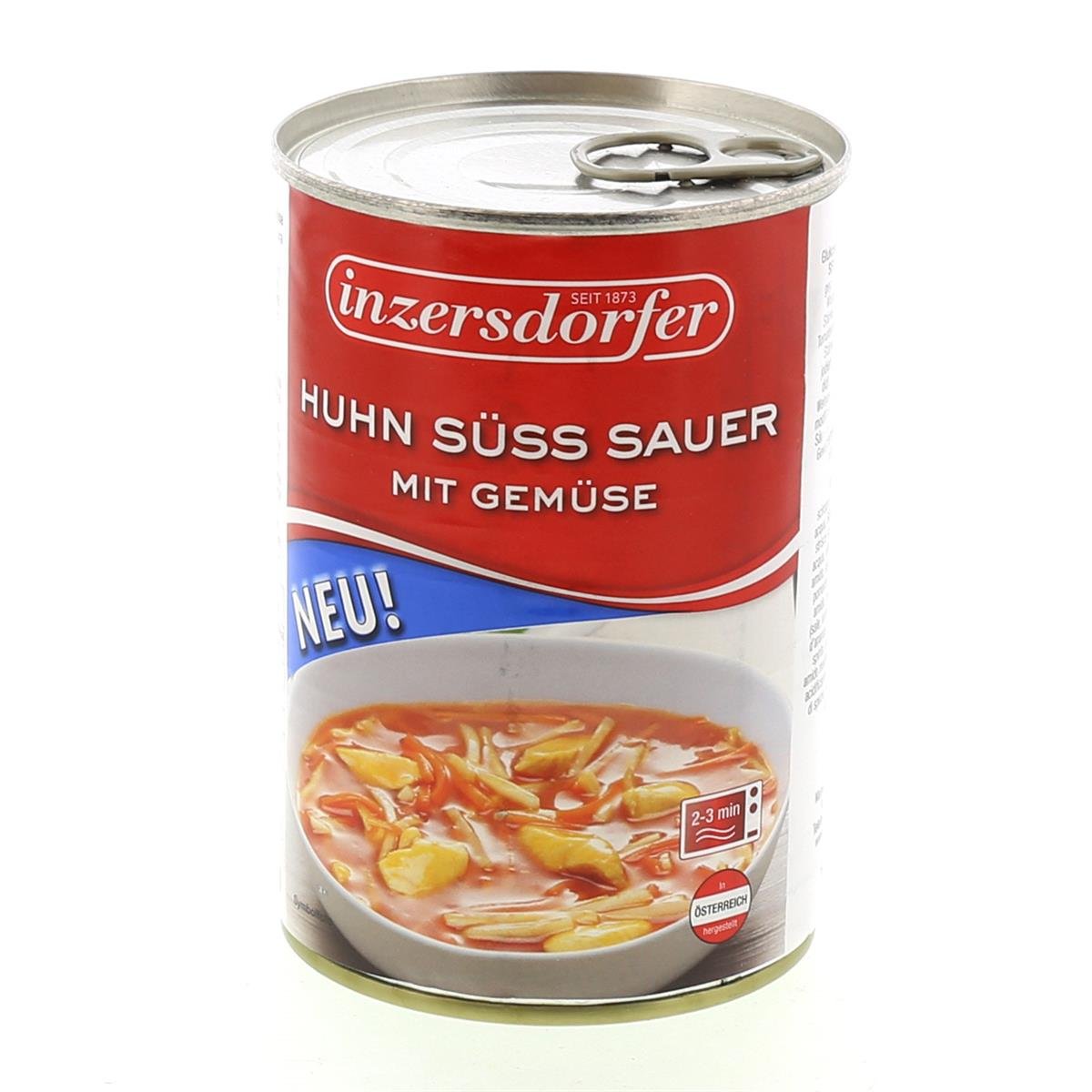 Inzersdorfer Huhn süß-sauer mit Gemüse