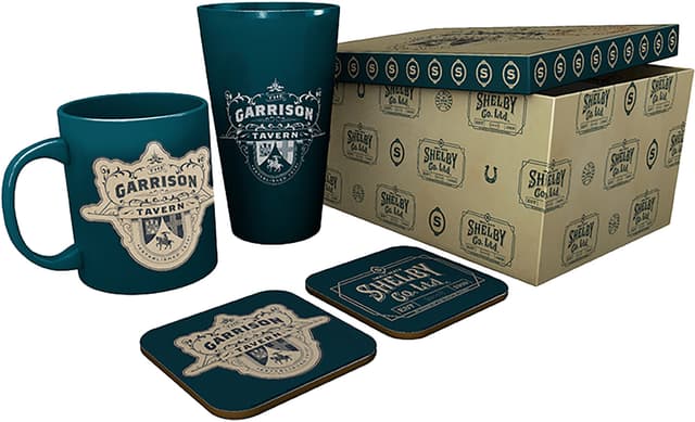 ABYStyle Peaky Blinders glas-, kop- og bordskåner-sæt